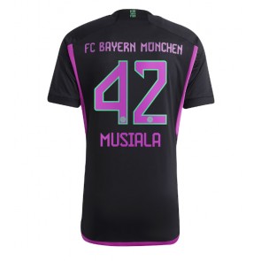 Bayern Munich Jamal Musiala #42 Udebanetrøje 2023-24 Kort ærmer